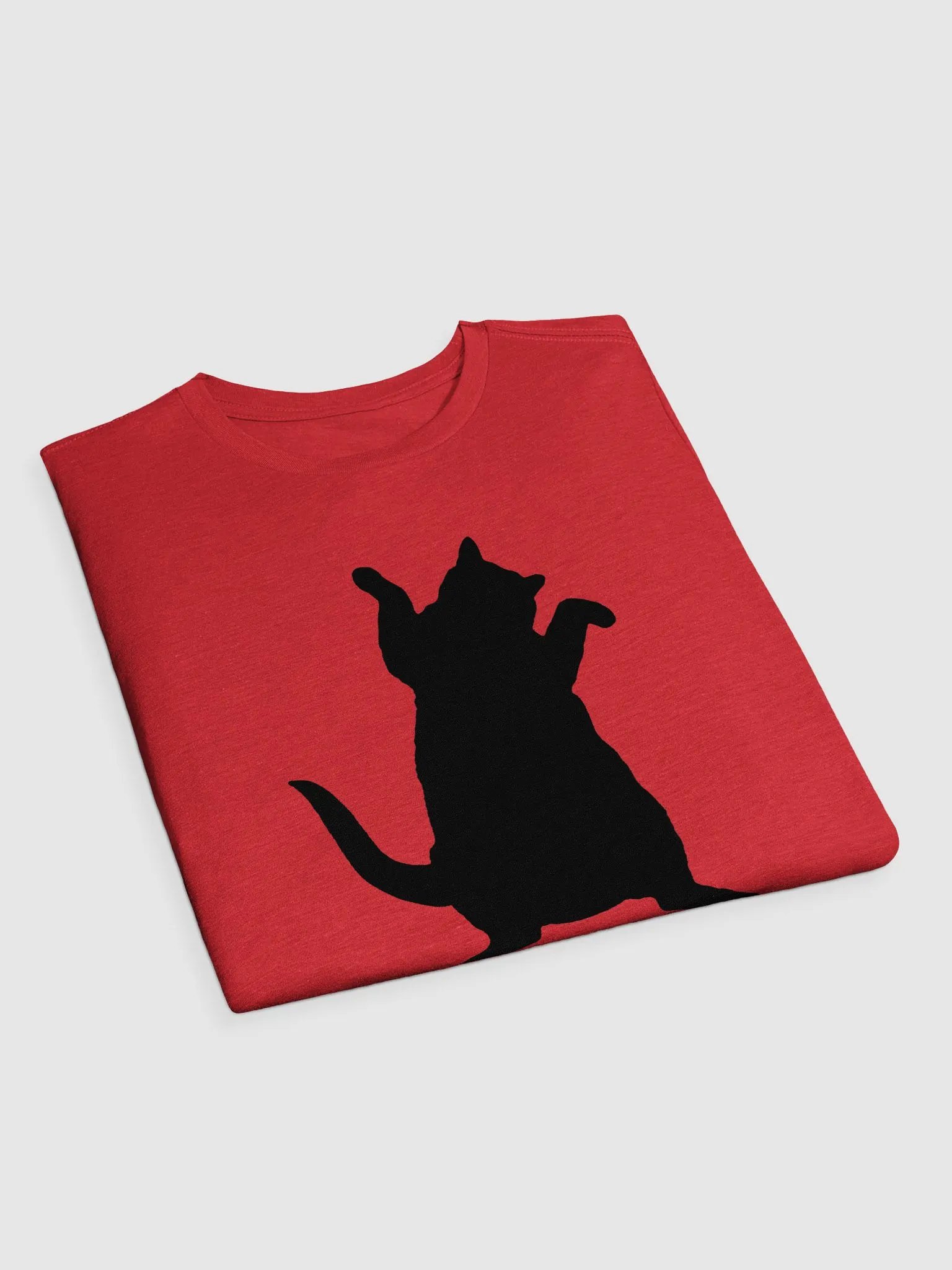 DeMeowcracy Black Cat Vote Blue Supersoft Slim Fit T-Shirt product image (3)