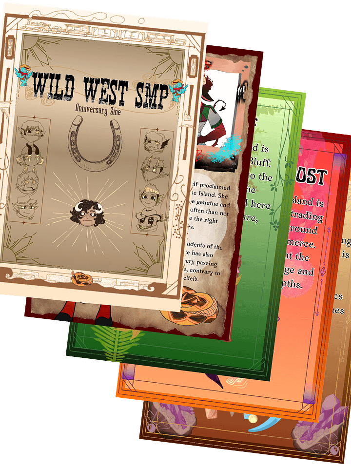 Wild West SMP Anniversary Zine product image (1)