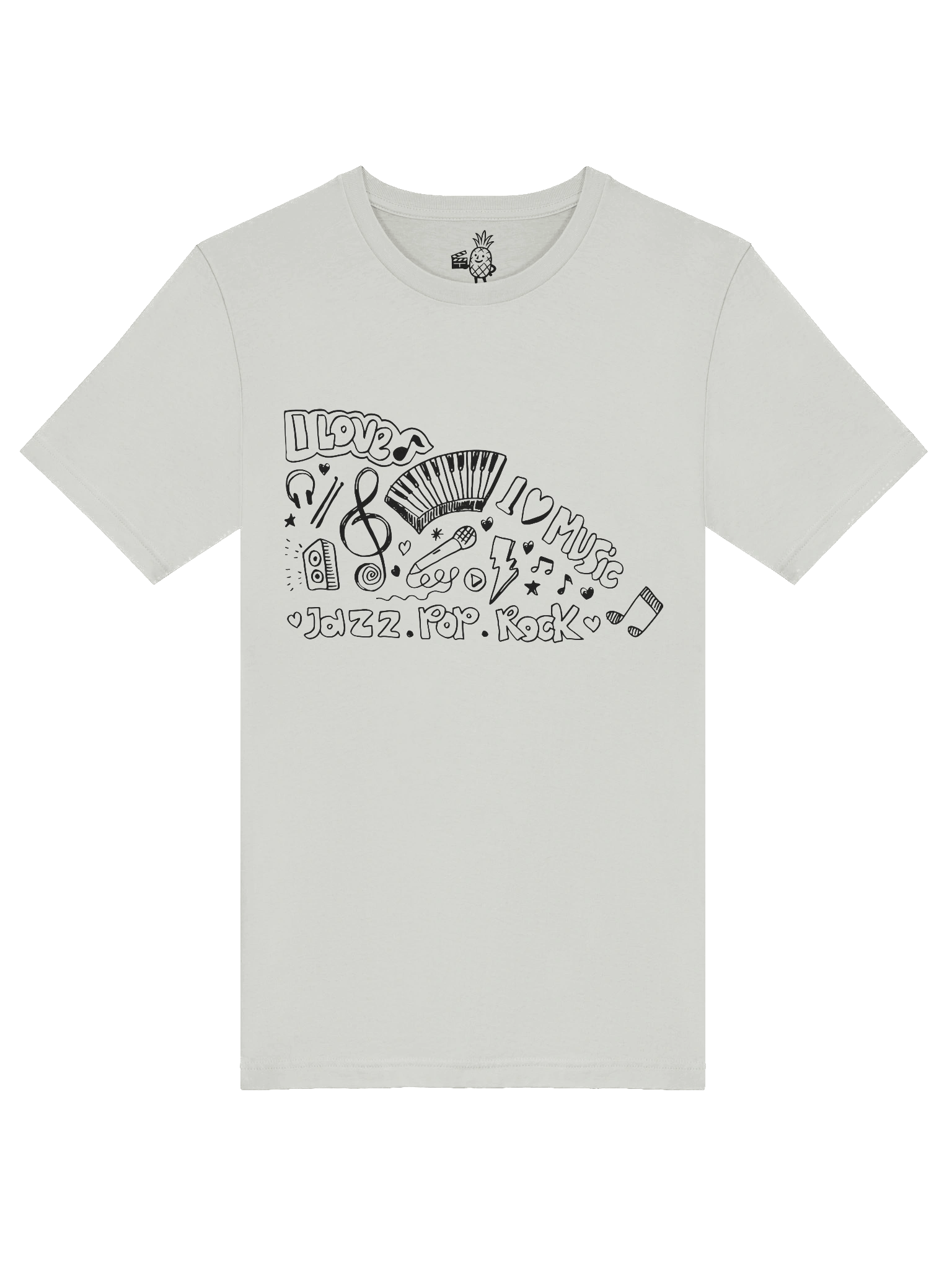 I Love Music: Jazz, Pop, Rock Unisex T-Shirt product image (44)