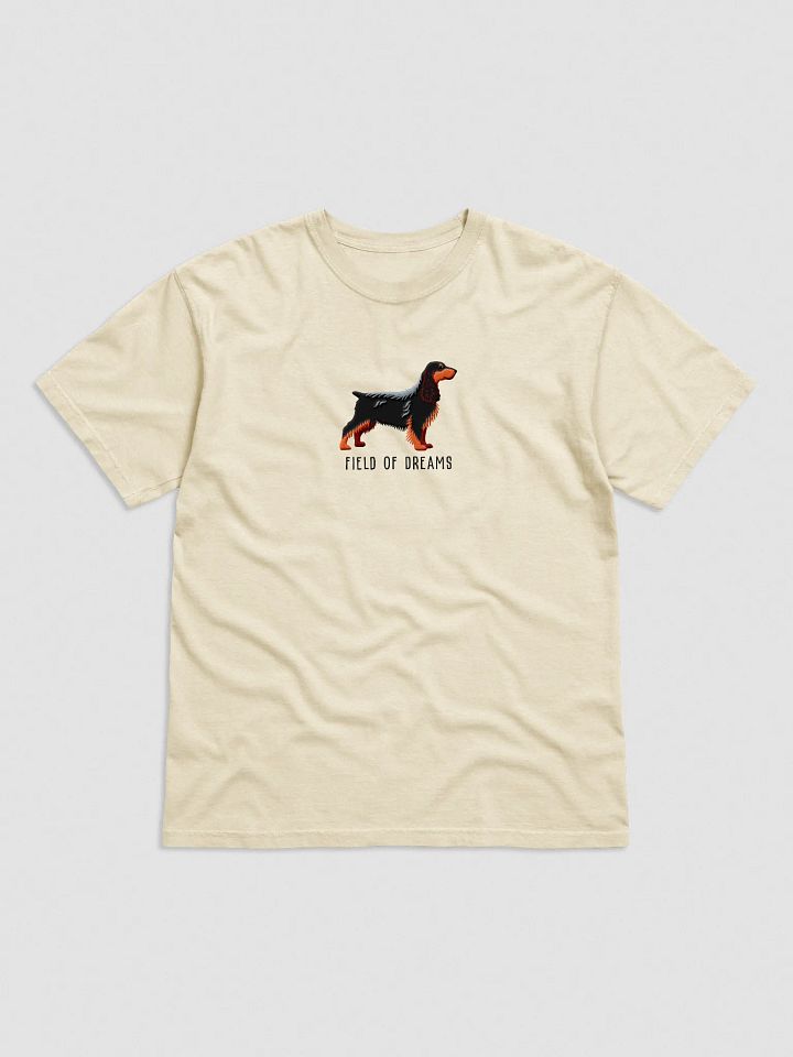 Field of Dreams T-Shirt(Embroidered) of a Field Spaniel(Black & Tan) product image (41)