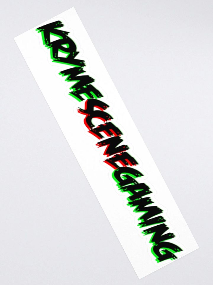 KrymeSceneGaming Vinyl Sticker 💚🕵️‍♂️ product image (1)