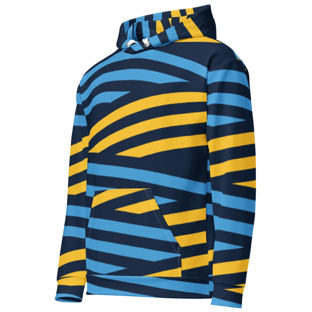 unisex (cyan & yellow) hoodie product image (3)