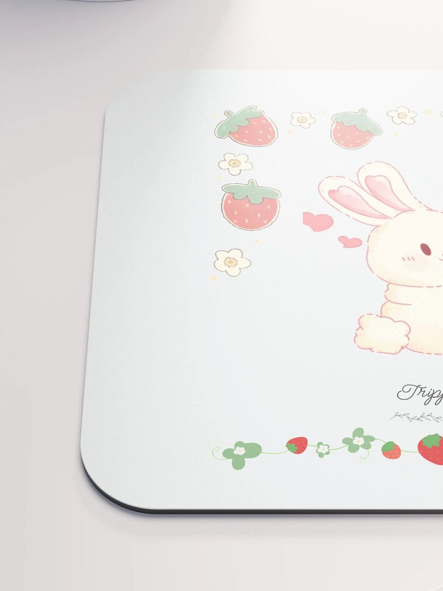 Strawberry Bunny Mouse Pad product image (6)