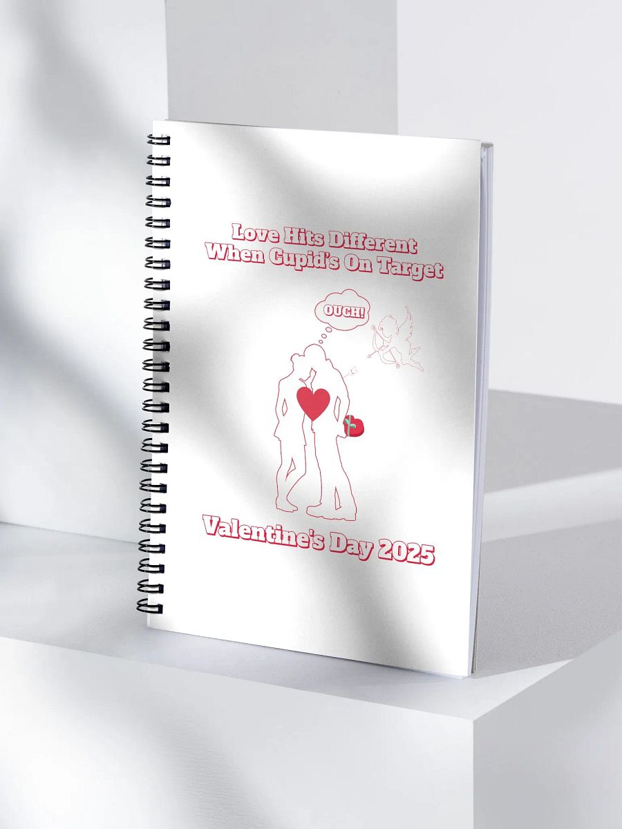 When Cupid's On Target Spiral Notebook product image (2)