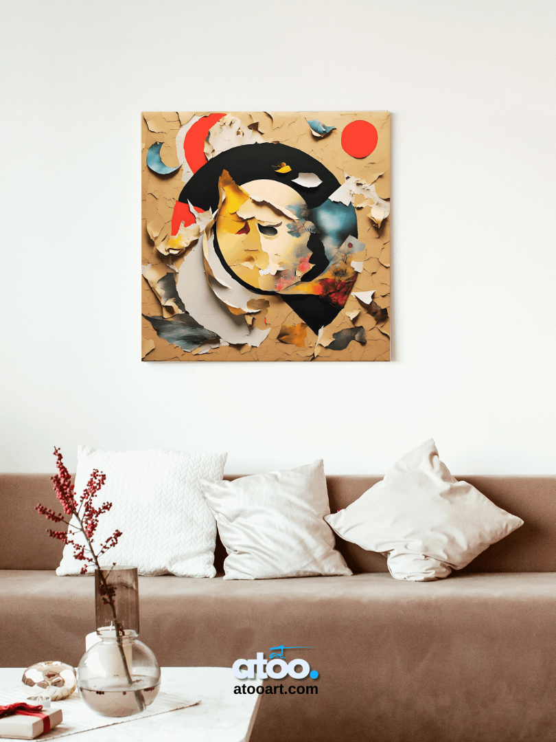 Paper Collection | Between Reality and Imagination-2 | Canvas Art Painting product image (5)