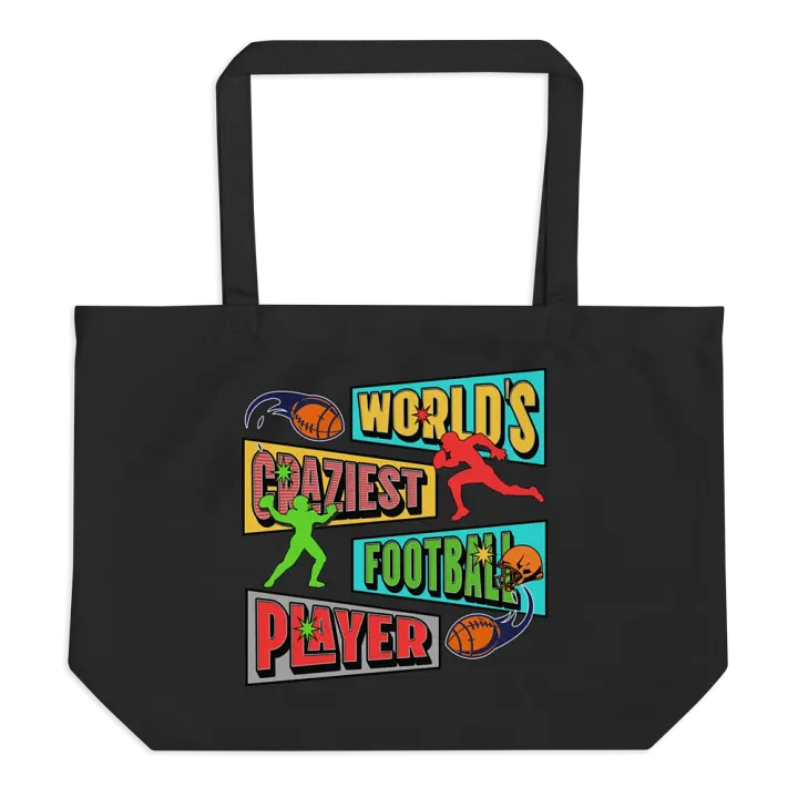Worlds Craziest Football Player Tote Bag product image (1)