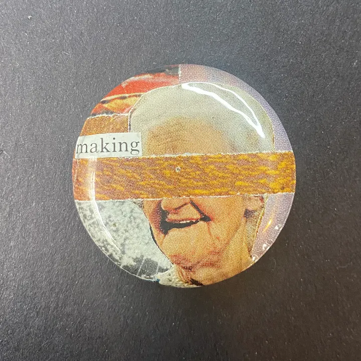 Hand Made Collage Pin-Back-Buttons product image (2)