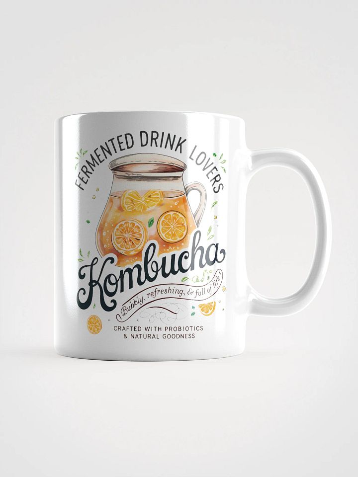 Fermented Drink Lovers White Glossy Mug product image (3)