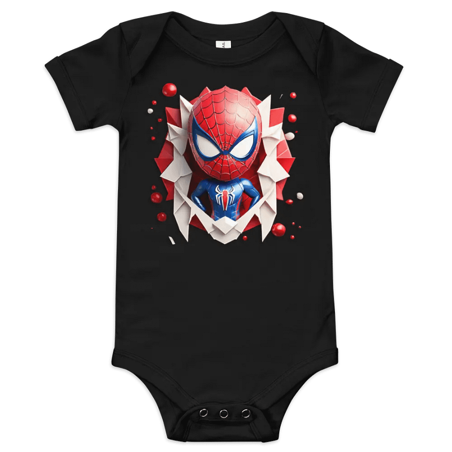 KIDS SPIDERMAN BABY SHORT SLEEVE ONE PIECE product image (4)