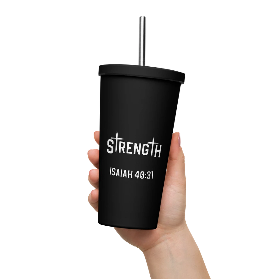 Strength 20 oz. Insolated Cup: Black product image (11)