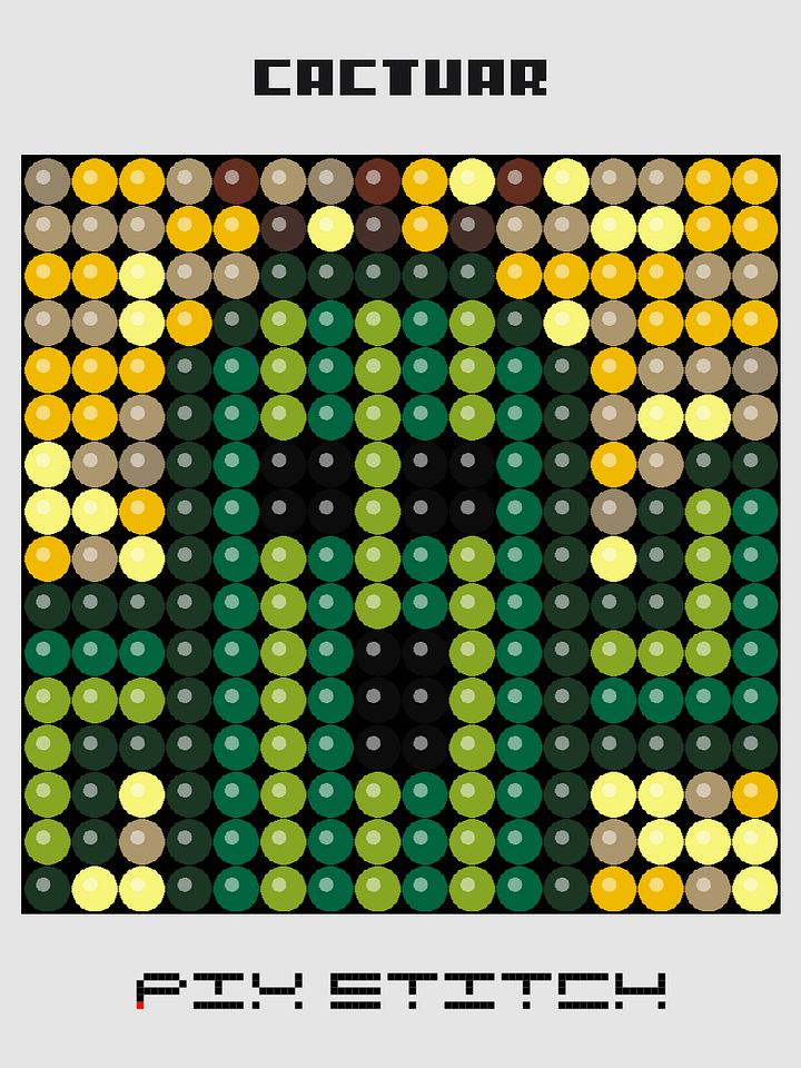 Cactuar Pixel Art product image (1)