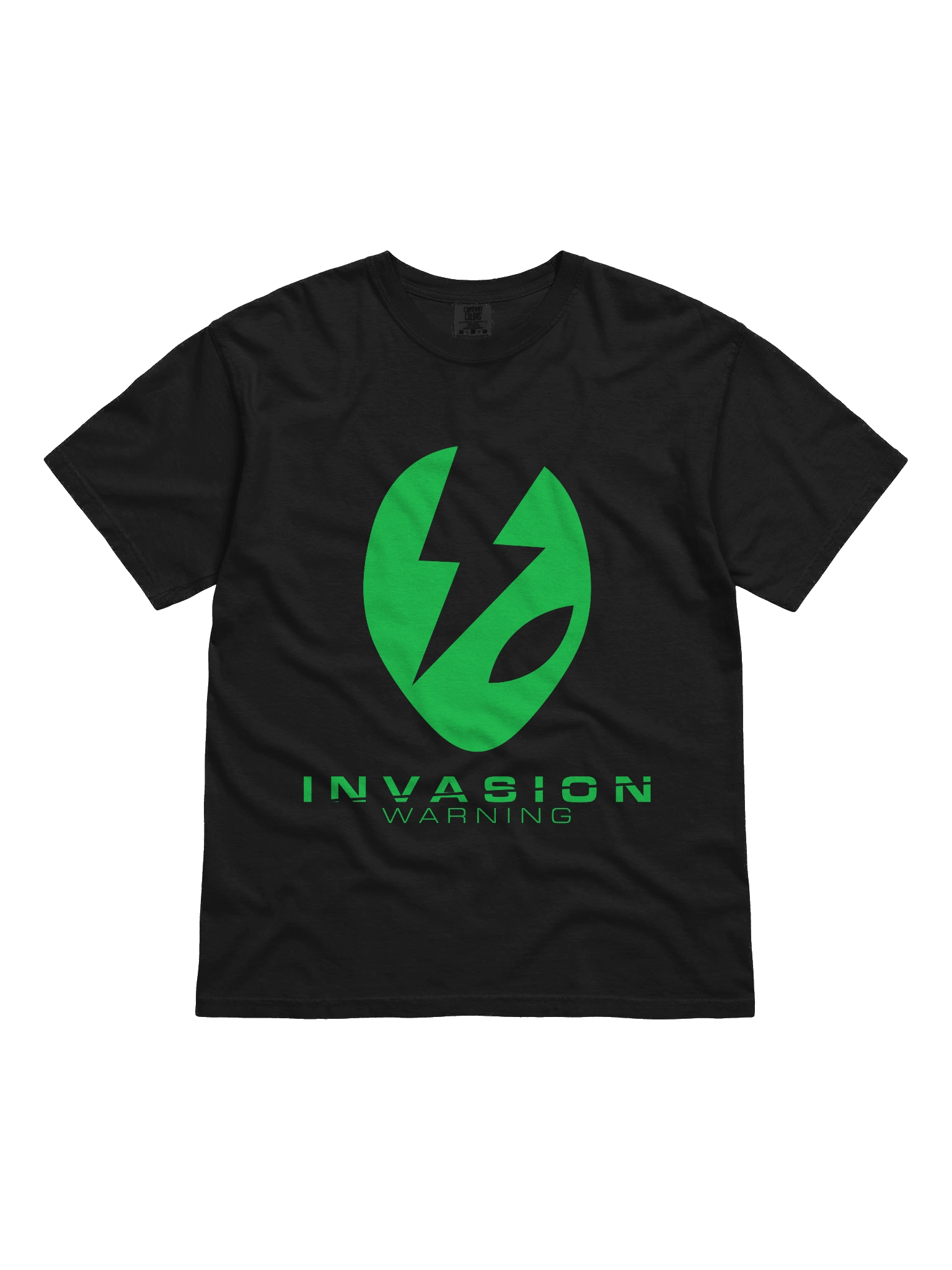 ALIEN INVASION WARNING GREEN LASER EDITION T-SHIRT product image (1)