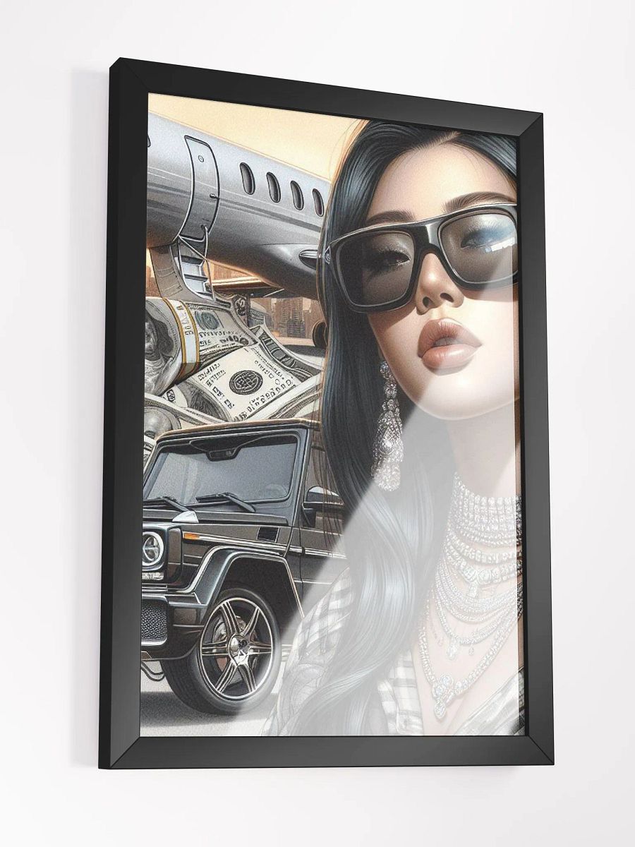 Rich Girl Code Glam Life Wall Art product image (6)