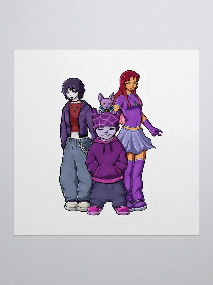 TEAM PURPLE STICKER product image (1)