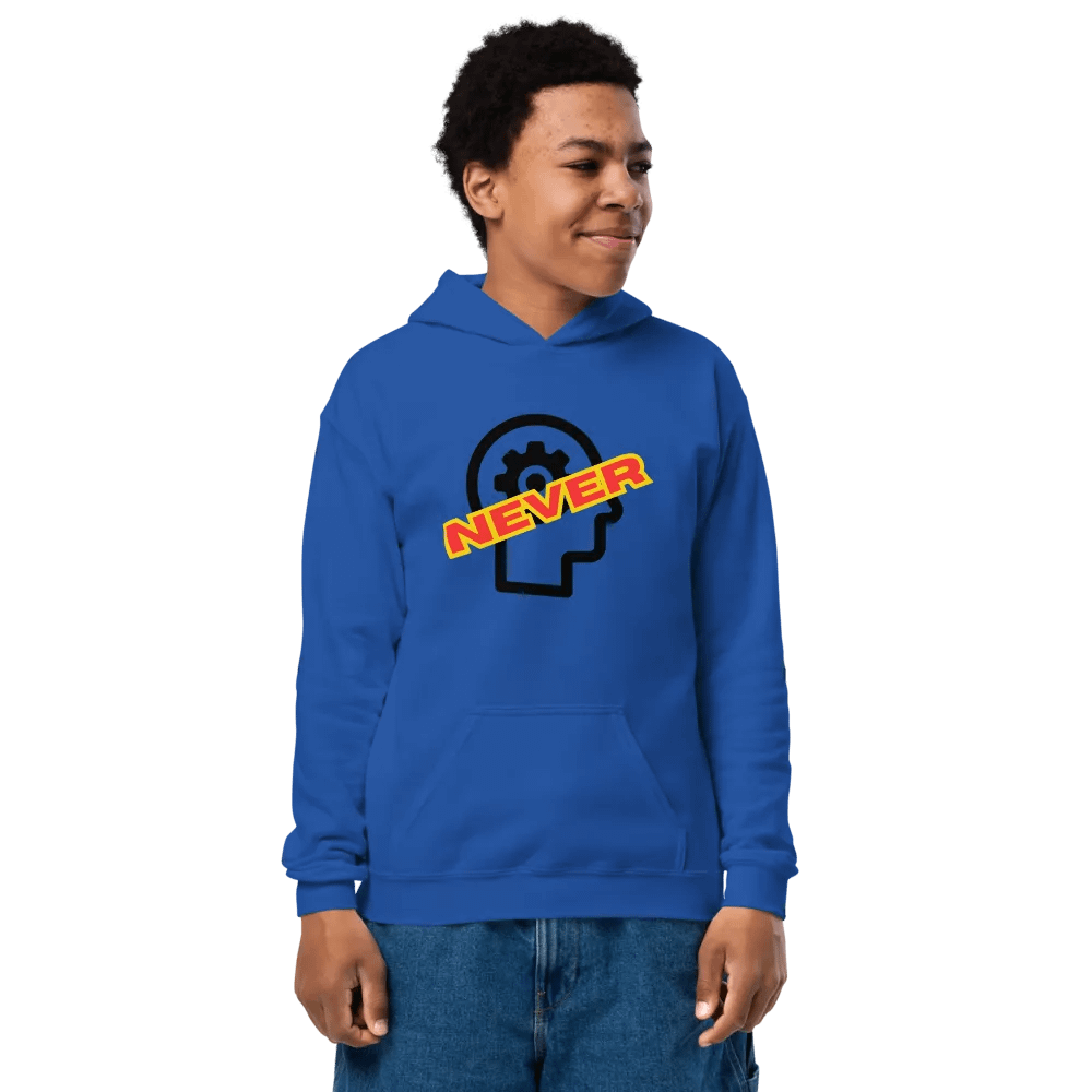 NEVER MIND Youth Hoodie product image (1)