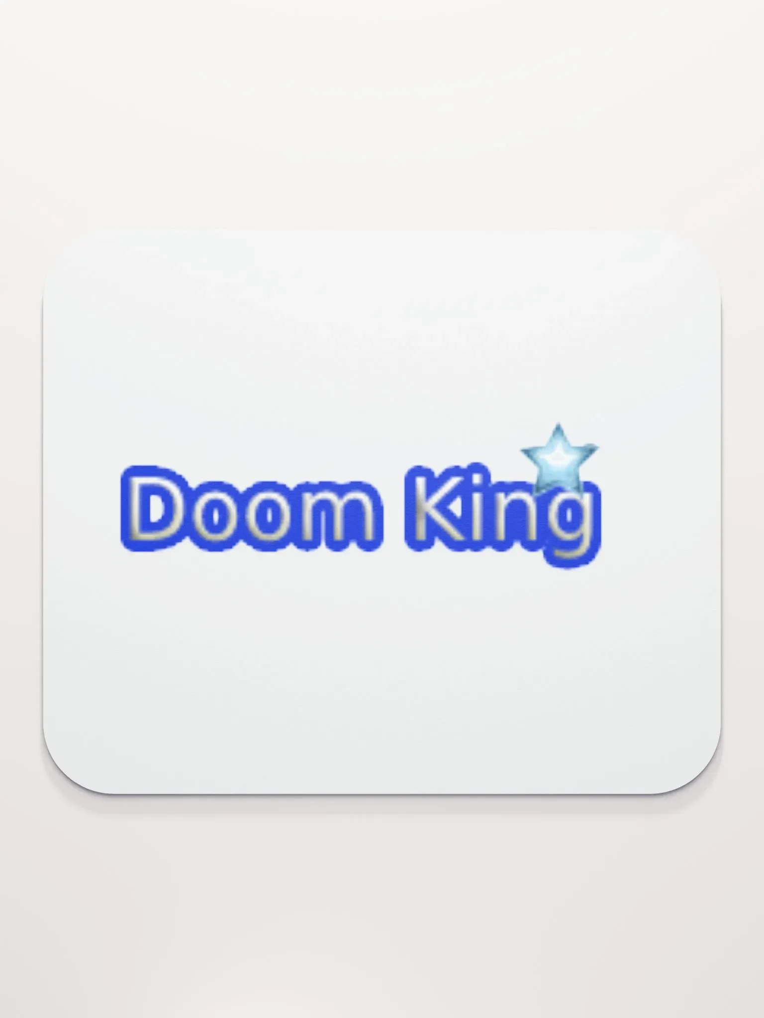Doom white Gaming Mouse Pad product image (2)