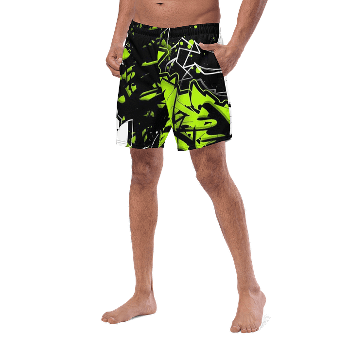 Retro Wave Swim Trunks product image (2)