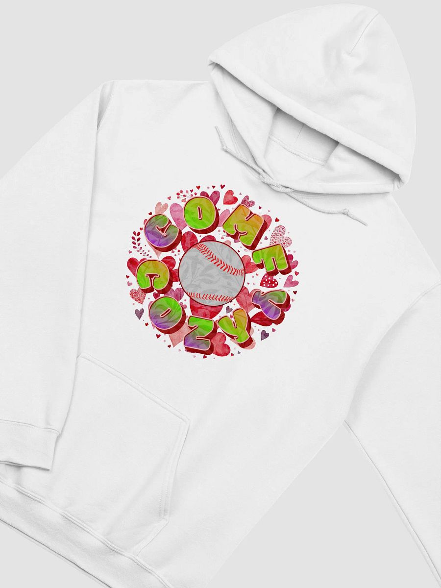 Comfy Cozy Baseball Love Heart Hoodie product image (24)