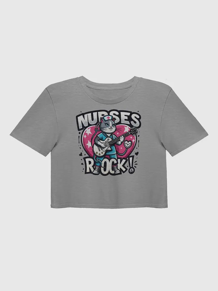 Nurse's Rock! Illustrated Crop Top product image (1)