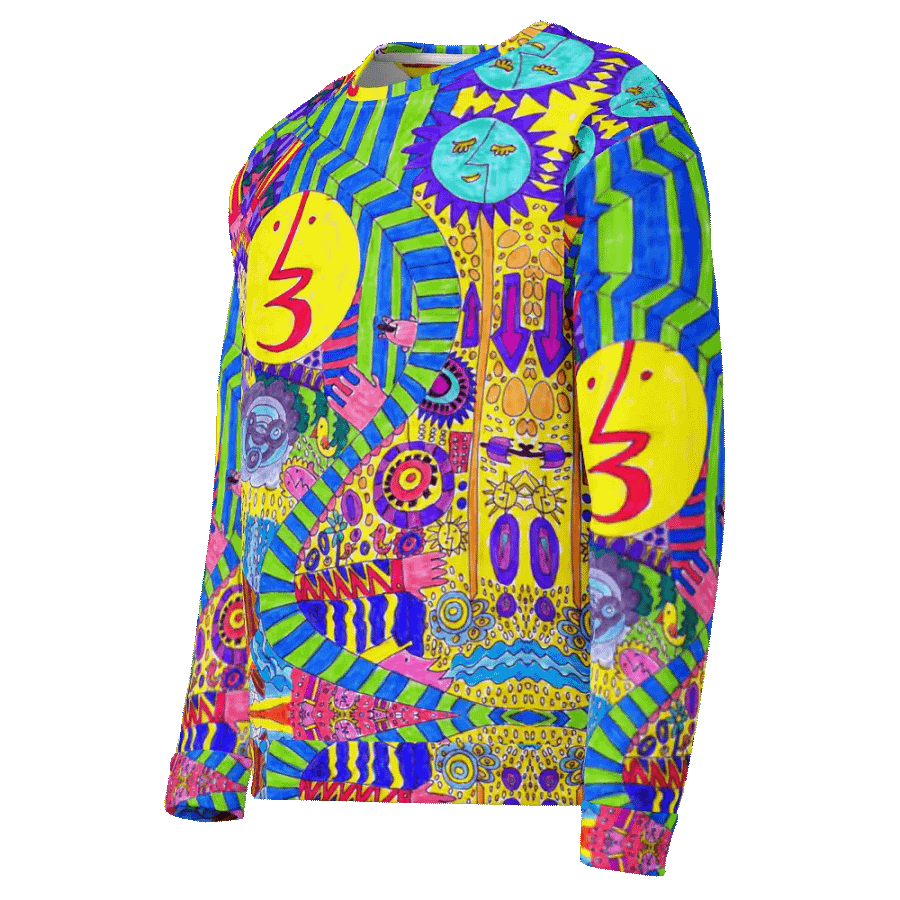 Abstract Colourful Doodles Unisex Sweatshirt product image (7)