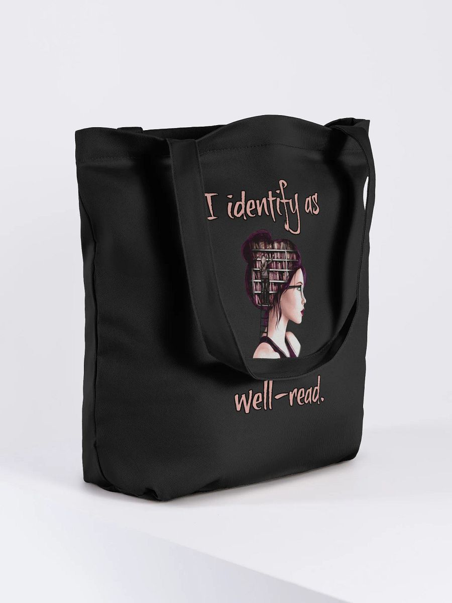 I Identify As Well-Read (Library In Her Head) Tote product image (4)