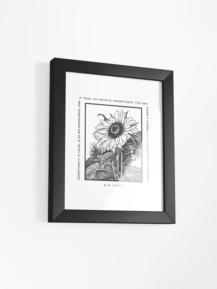 Christianity If True C.S. Lewis Quote Art product image (4)