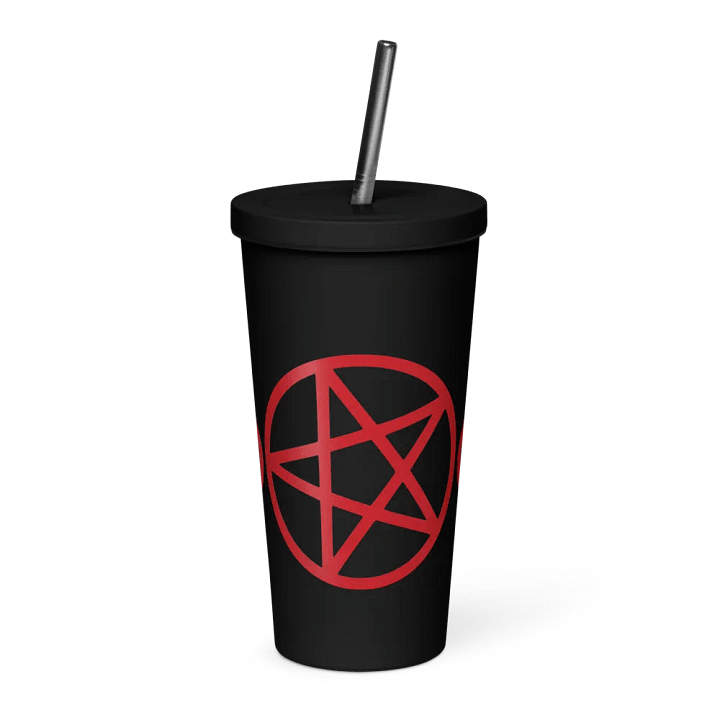 Crescent Moon Pentagram Insulated Tumbler product image (1)