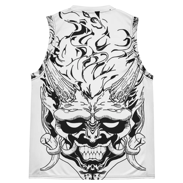 [ ONIFACE ] WHITE /BLACK Basketball Jersey // SYN product image (2)