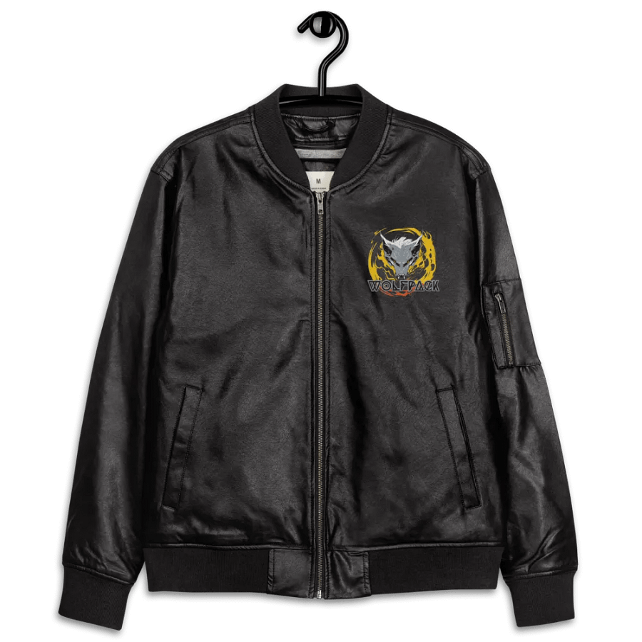 Faux Leather WOLFPACK Jacket product image (12)