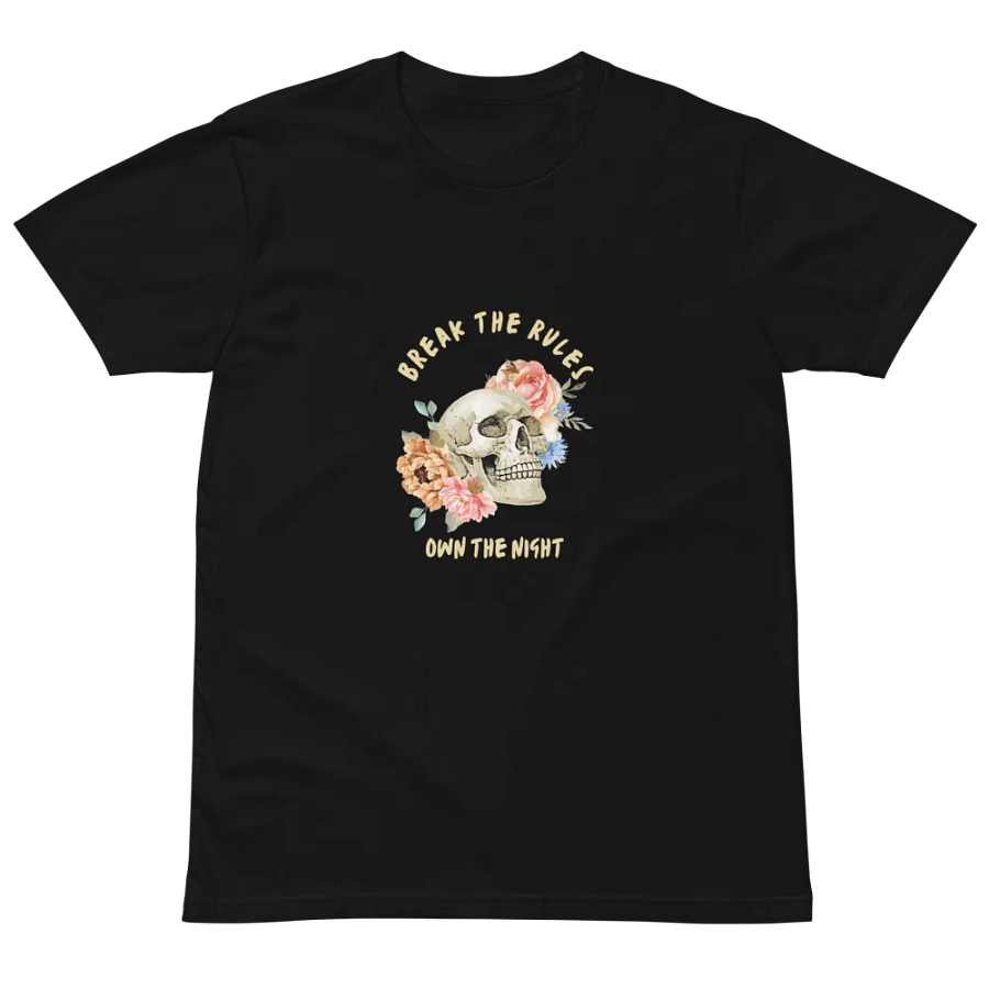 Rebel Skull and Floral Unisex Tee product image (4)