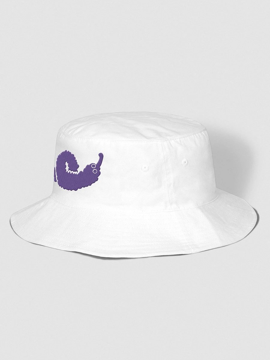 Oh Worm? purple embroidered bucket hat product image (7)