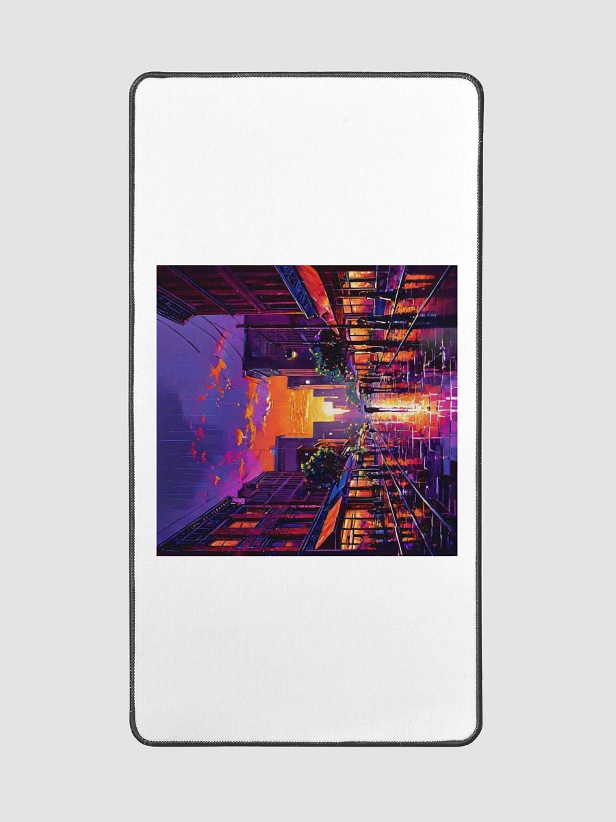 Sunset Cityscape Desk Mat product image (2)