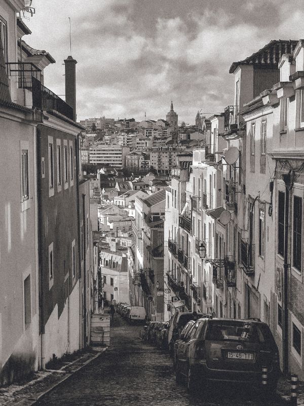 Streets of Lisbon I - Black & White Photo product image (1)