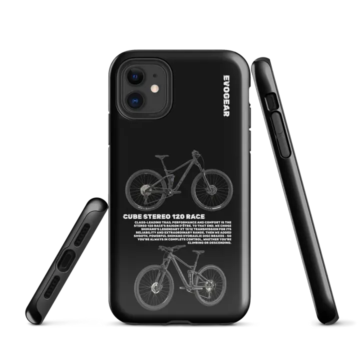 Black Stereo 120 Race iPhone Case product image (1)
