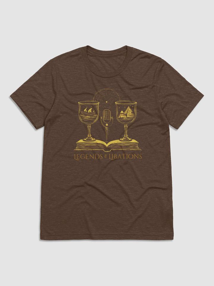 Legends & Libations Gold Logo Bella+Canvas T-Shirt product image (1)