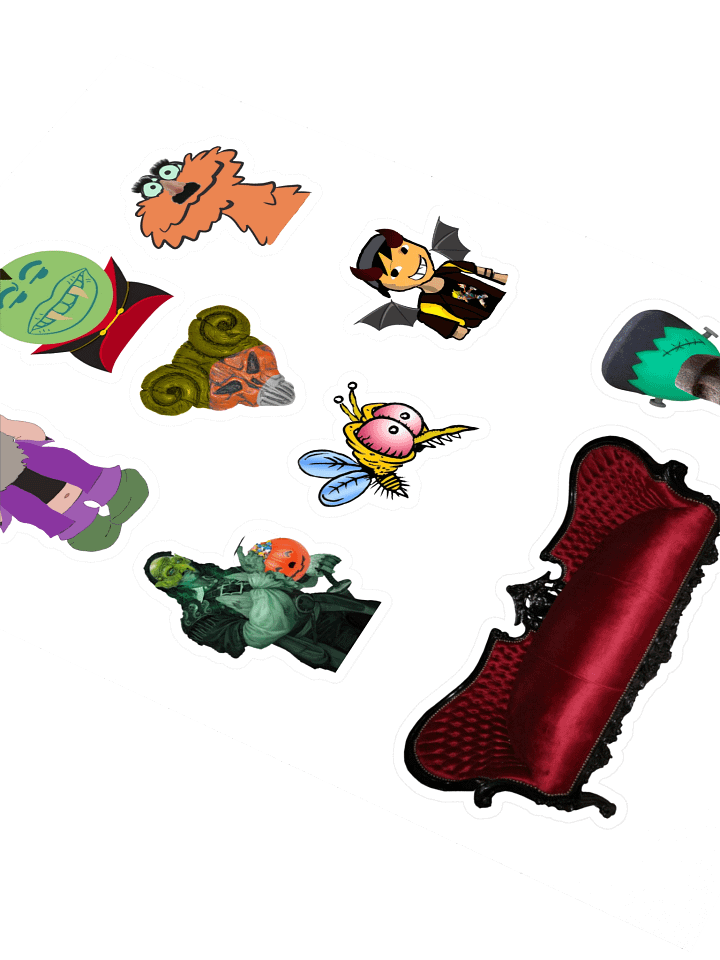 Couch Homies Halloween Sticker Sheet product image (2)