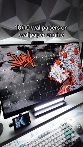 ALL WALLPAPERS 🔗 IN BIO

Wallpaper Engine is on Steam. Rainmeter tutorial for the day/date is linked in my bio @nightxparade ...