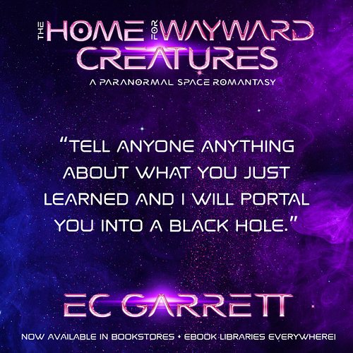 ⭐LOVE IS UNIVERSAL⭐

Meet THE HOME FOR WAYWARD CREATURES (Vol 1), my new paranormal space romantasy series about the galaxy’s...