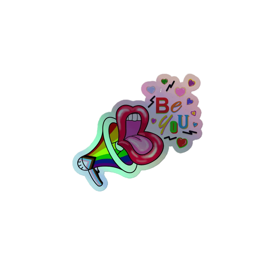 Holographic Be You Sticker product image (1)