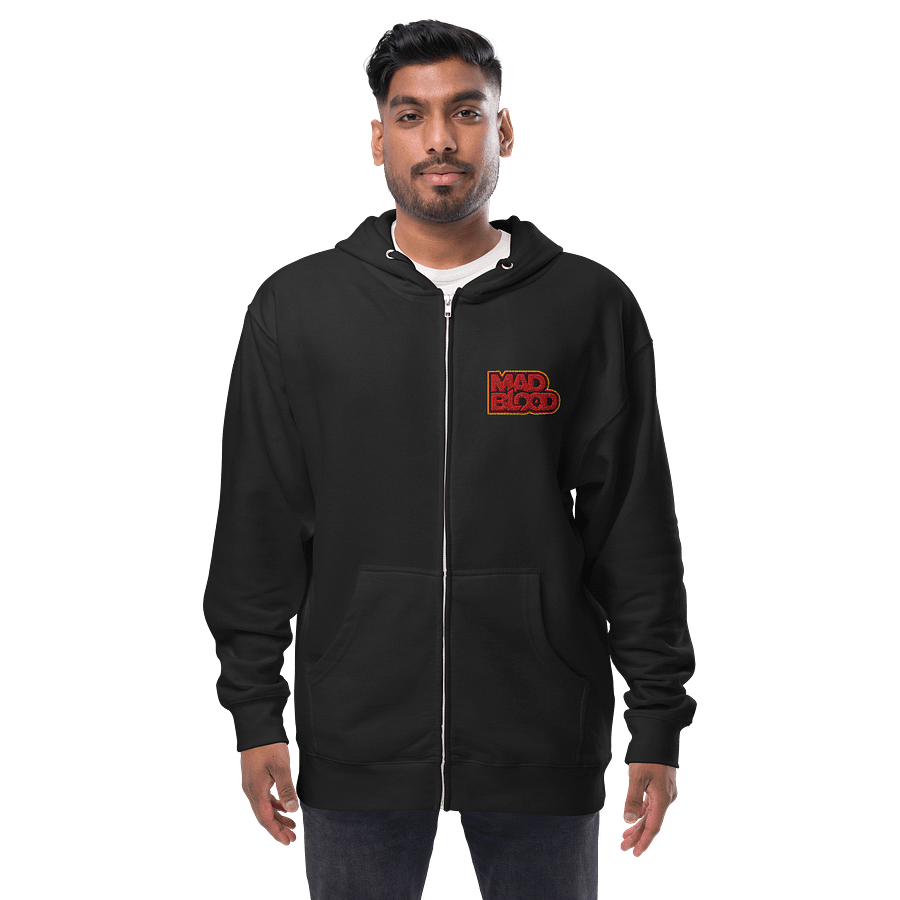 Zip Up Hoodie Stitched Logo product image (2)