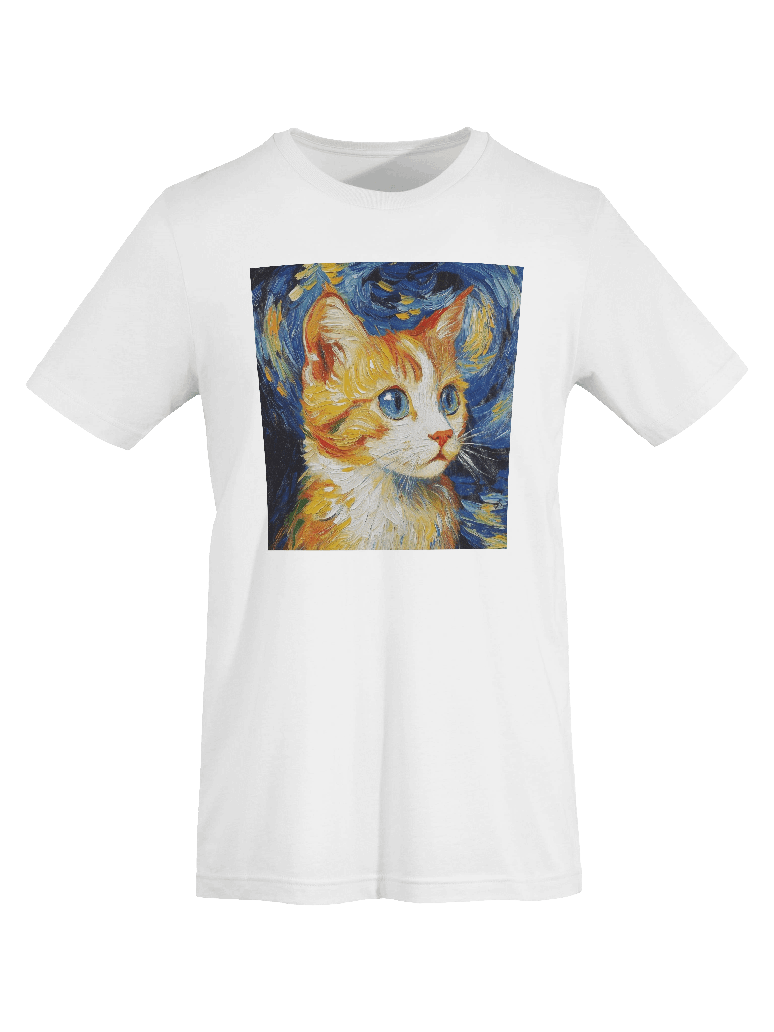 Starry Night Cat T-Shirt product image (103)