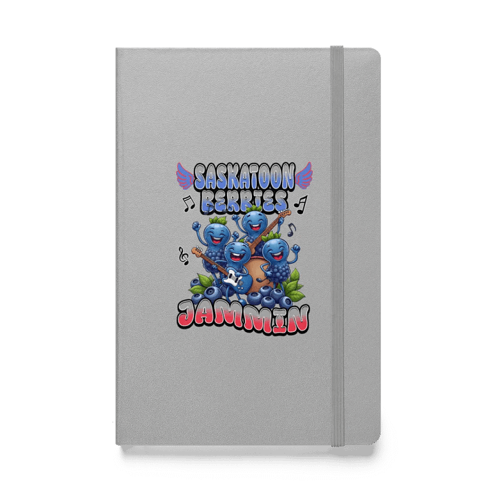 Saskatoon Berries Jammin Hardcover Notebook product image (1)