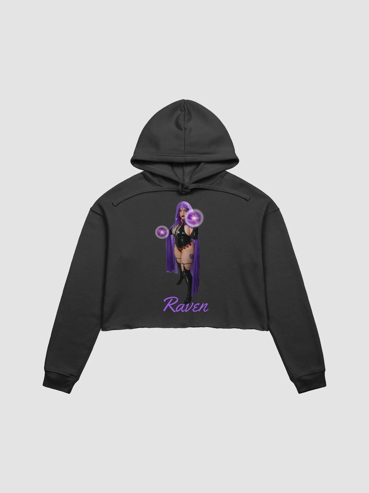 Raven Crop Hoodie product image (3)