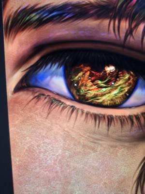 I see the whole Universe in your eyes .  .  #creatorsearchinsights #artreveal #dreamyart #digitalpainting #digitalsurrealism #ArtLovers #romanticfantasy 