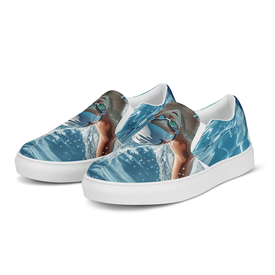 Butterfly Stroke Women's Slip-On Shoes product image (4)