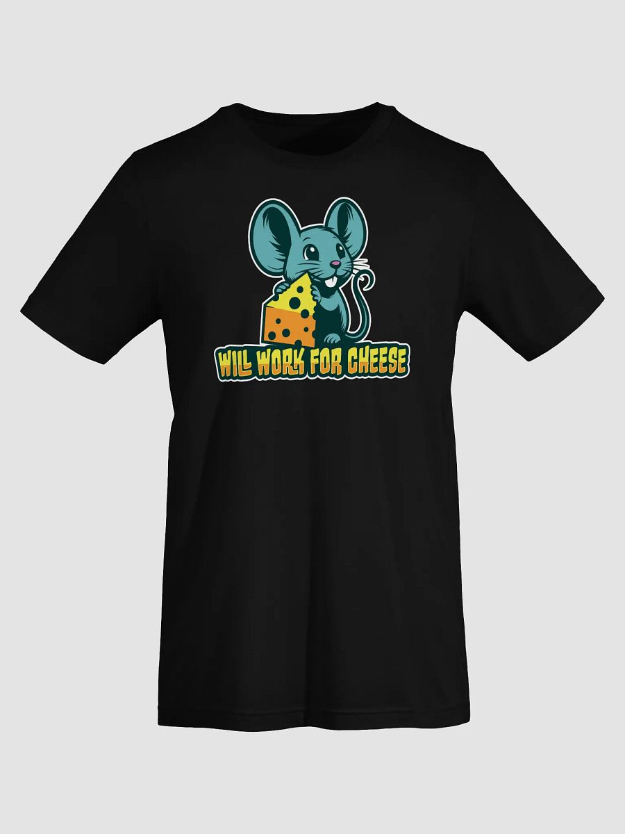 Cheese Man Tee – Will Work for Cheese Mouse Shirt product image (4)