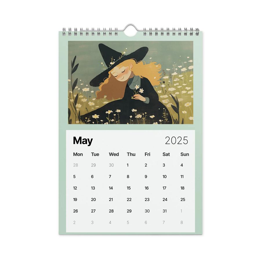 Witchy calendar 2025 product image (11)