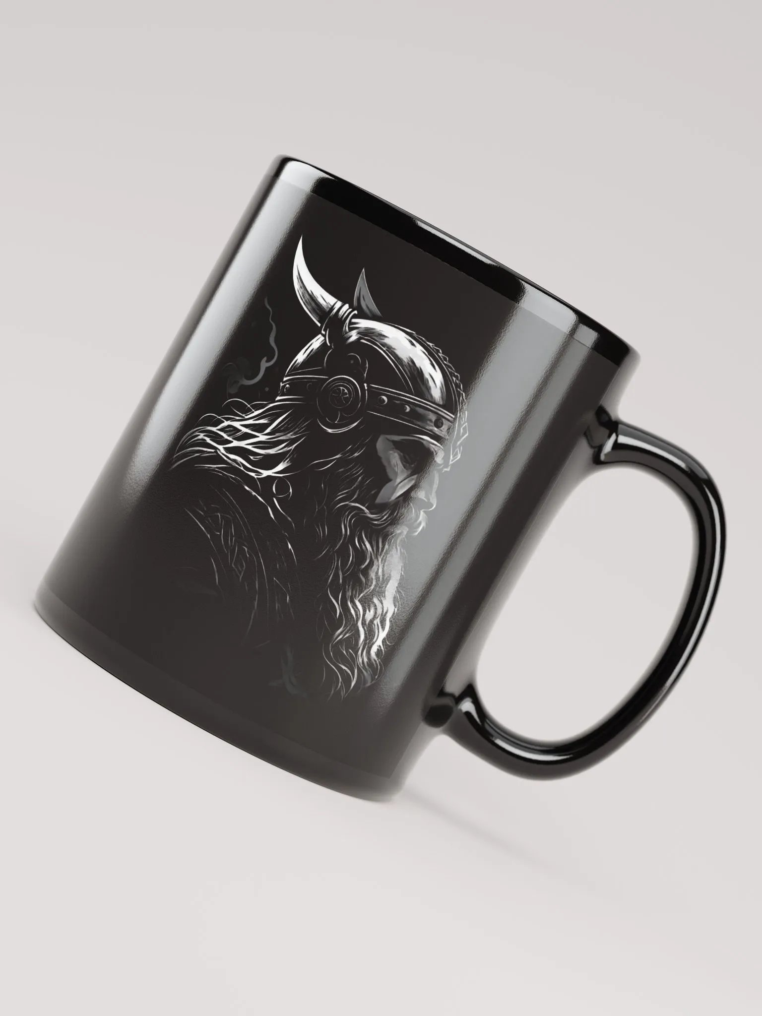 Black Glossy Mug - Viking product image (7)