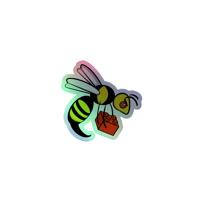 Holo Brick Wasp Sticker product image (1)