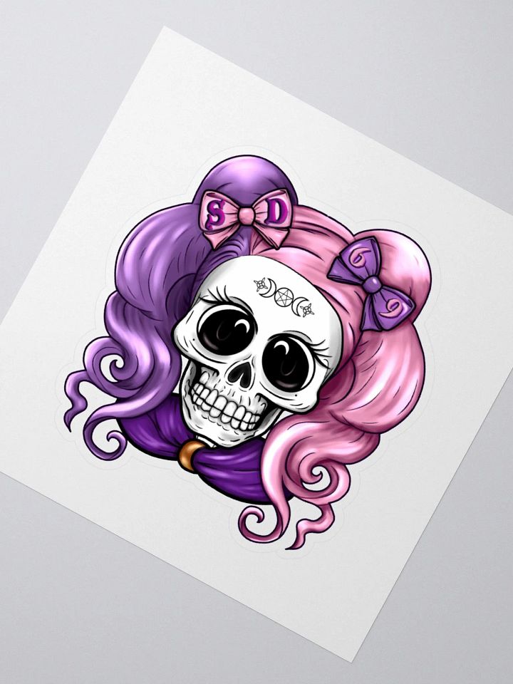 Pastel Skull Ponytails Stickers product image (4)